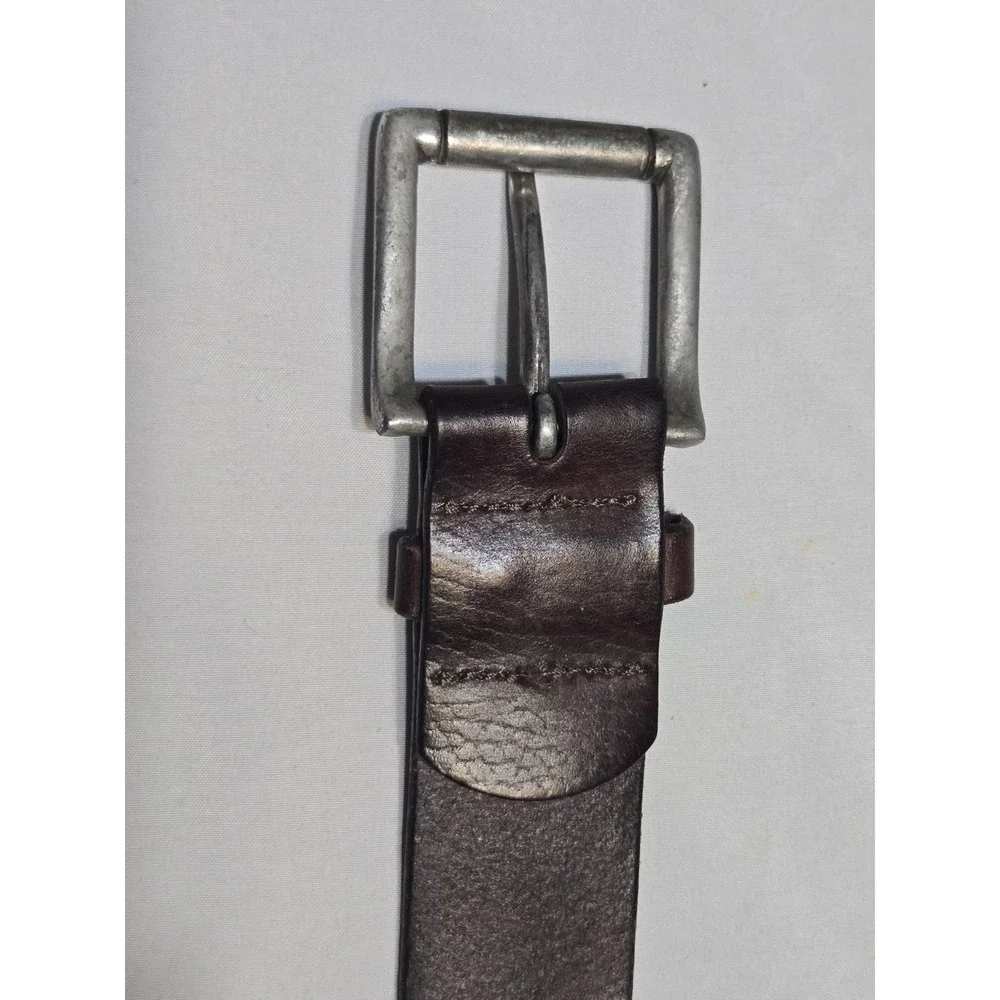 Winchester Gen Leather Soft Dark Brown Belt Size 39 Mens Vtg 1.5
